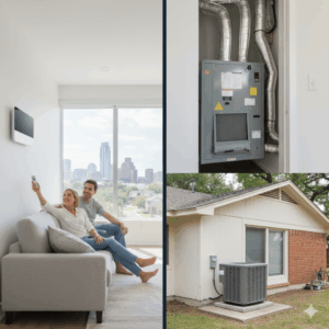 Ductless Mini-Splits vs Central AC in Austin