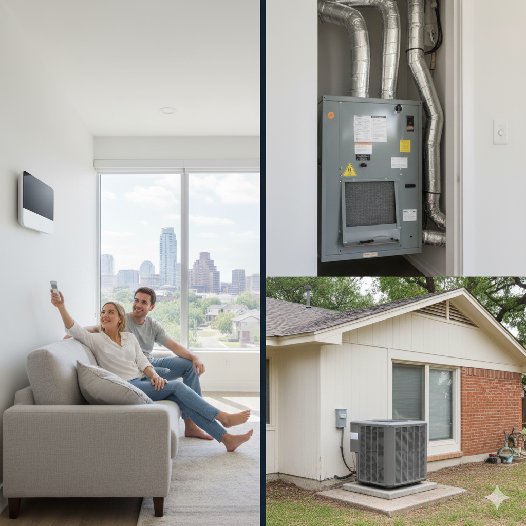 Ductless Mini-Splits vs Central AC in Austin